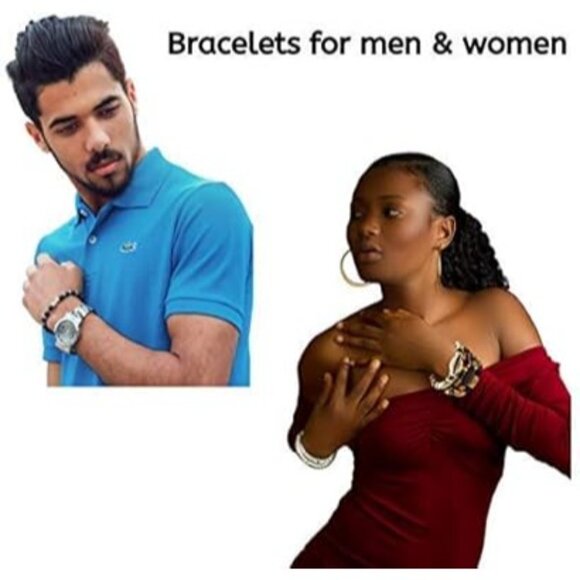 Novarena Beaded Bracelets Stackable Multi Layer Ethnic Tribal African - Picture 6 of 6